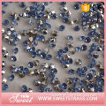 flat back lt.sapphire resin chaton for clothes decoration